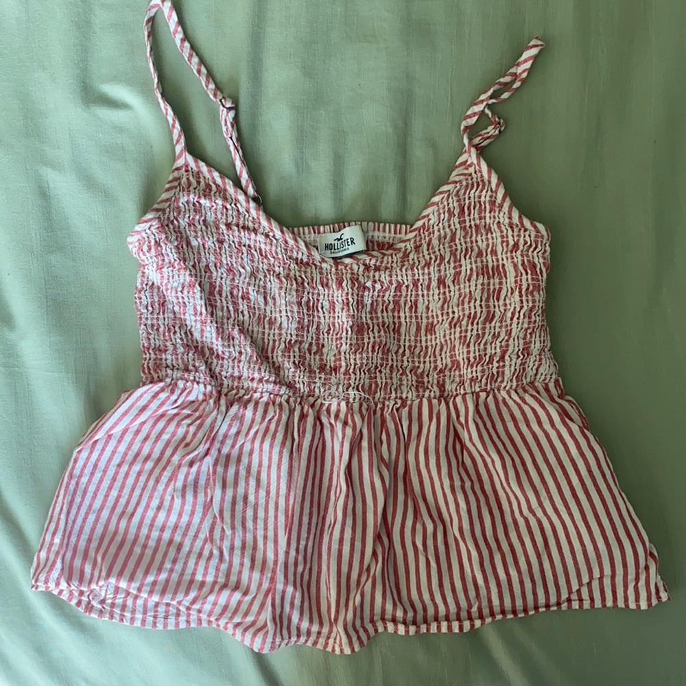 Cropped Hollister Adjustable Tank- SM